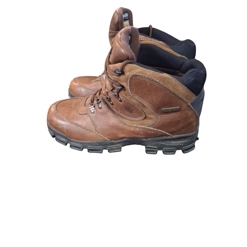 WOLVERINE DuraShocks Men's Size‎ 11.5 Brown Leather 6" Work Boots Gortex